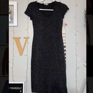 Body con mini black dress